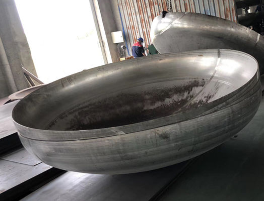 Cabeças de tanque hemisféricas de aço inoxidável