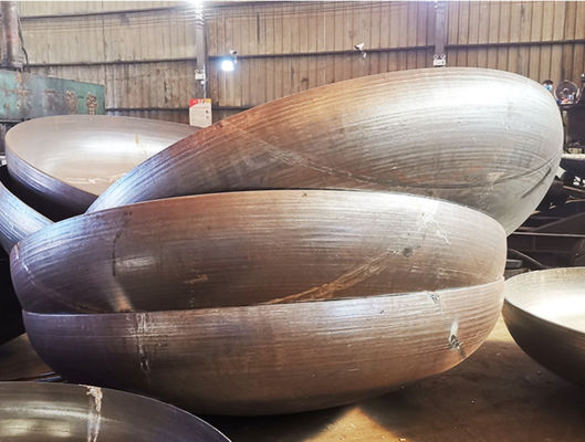 Cabeças de tanque hemisféricas de espessura de 6 mm com opções personalizáveis de flanges e pratos