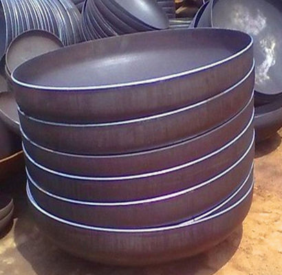 Cabeças de tanque hemisféricas de espessura de 6 mm com opções personalizáveis de flanges e pratos