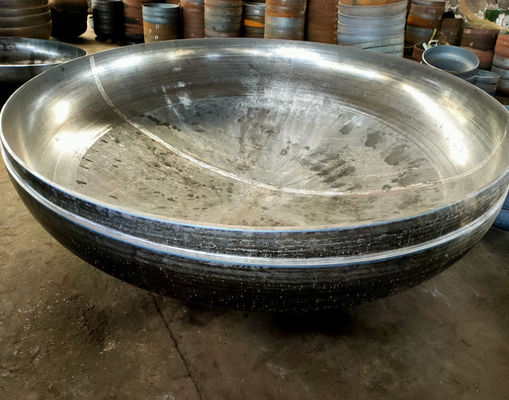 Grande cabeça torisférica com placa de 1000 mm vaso de pressão torisférica