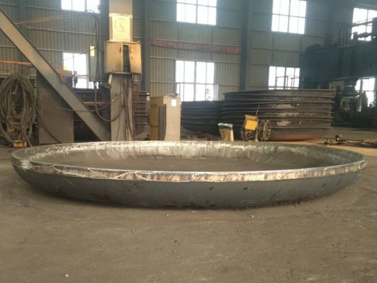 Cabeça de chapa torisférica de soldadura de aço de 600 mm a 4000 mm de diâmetro