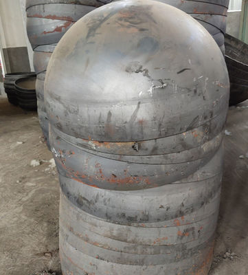 Cabeças de tanque hemisféricas de alta pressão 6 mm Pensar até 2 polegadas de espessura