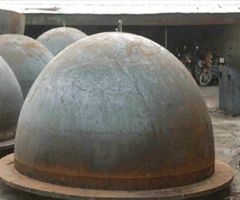 Navio de pressão Hemisférico Disco Final Ferro fundido Meia Esfera Poço de fogo