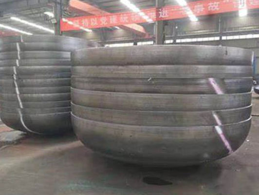 Soldadura de aço carbono Cabeças revestidas Cap Oval Cabeça plana de fundo Grande diâmetro