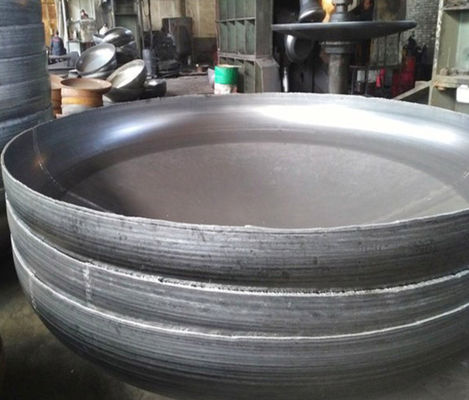 Soldadura de aço carbono Cabeças revestidas Cap Oval Cabeça plana de fundo Grande diâmetro