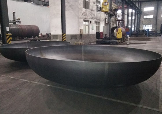 Q345R Cabeça hemisférica de aço carbono de diâmetro 1000 mm Cabeças elípticas
