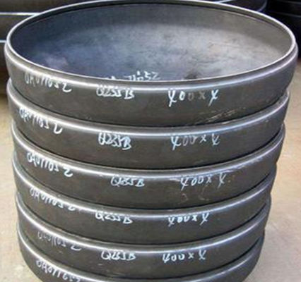 Q235 Cabeças do tanque de aço carbono Espessura de 5 mm Especificação personalizada