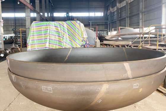 Q235 Cabeças do tanque de aço carbono Espessura de 5 mm Especificação personalizada