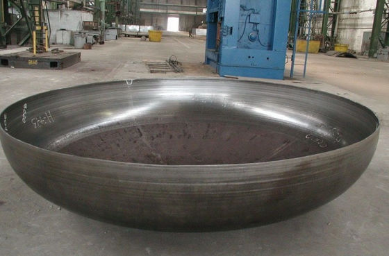 Cabeça elíptica de prato de aço carbono de 200 mm de diâmetro para recipiente sob pressão