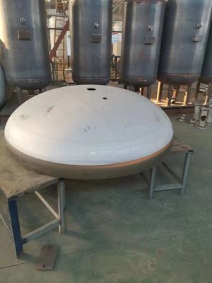 Temperatura nominal -20°F 1000°F Pressão Cap Vessel com testes de ultra-som Construído para suportar alta pressão