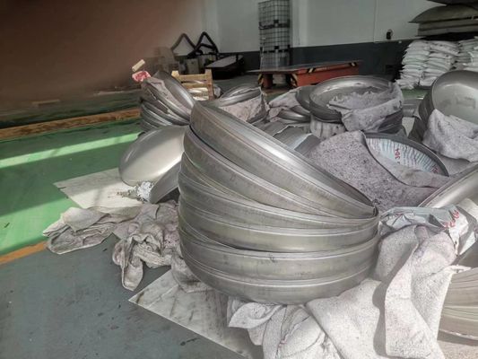 Cabeças de chapa de aço inoxidável forjado com excelente durabilidade e tolerância estrita